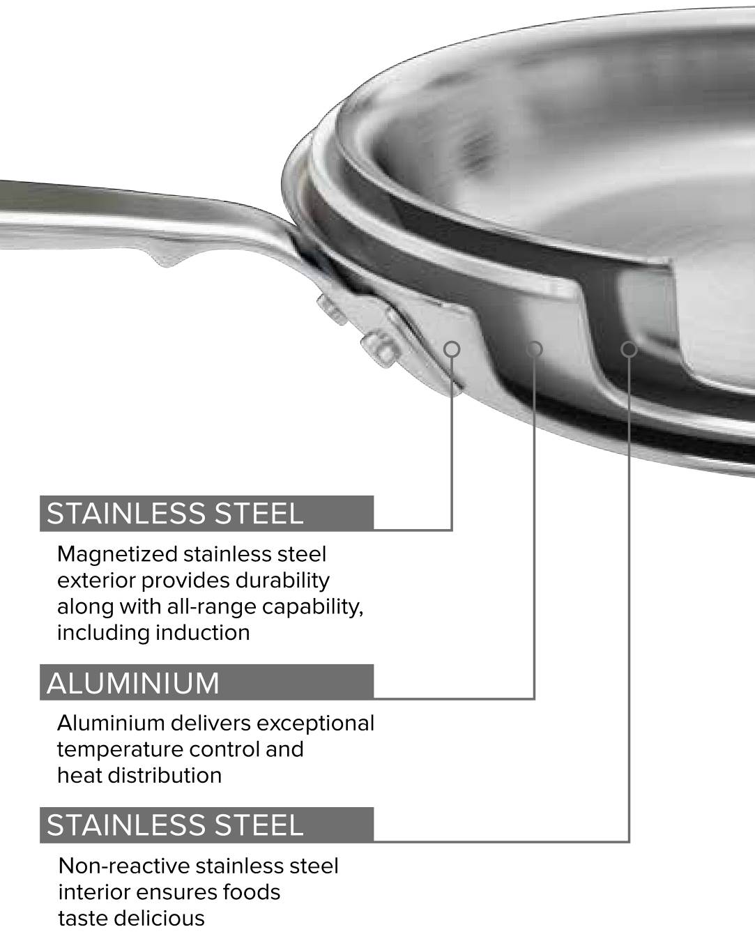 carbon steel vs stainless steel pan