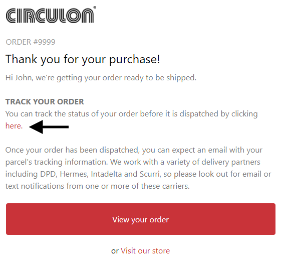 How can I find out where my order is? – Circulon